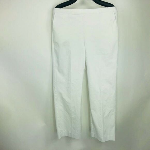 Alfred Dunner Women's Size 18 White Cotton Blend - Picture 1 of 8